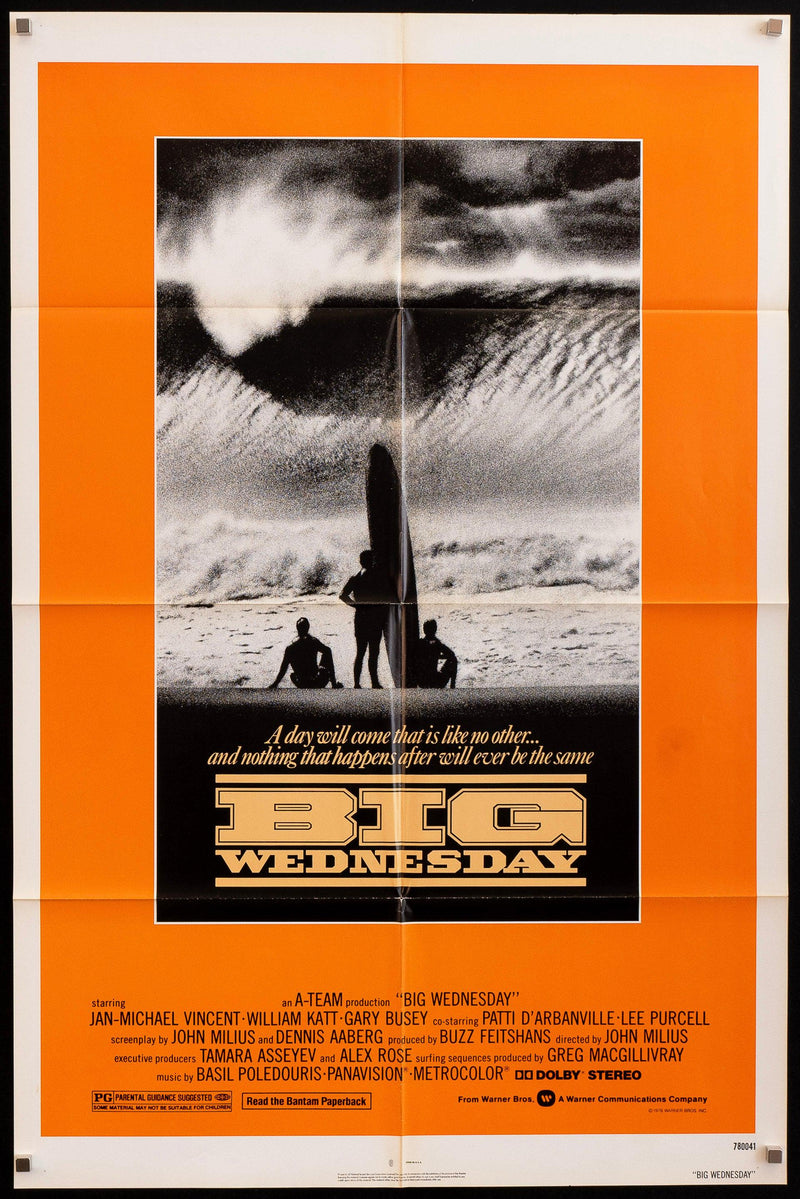 Big Wednesday 1 Sheet (27x41) Original Vintage Movie Poster