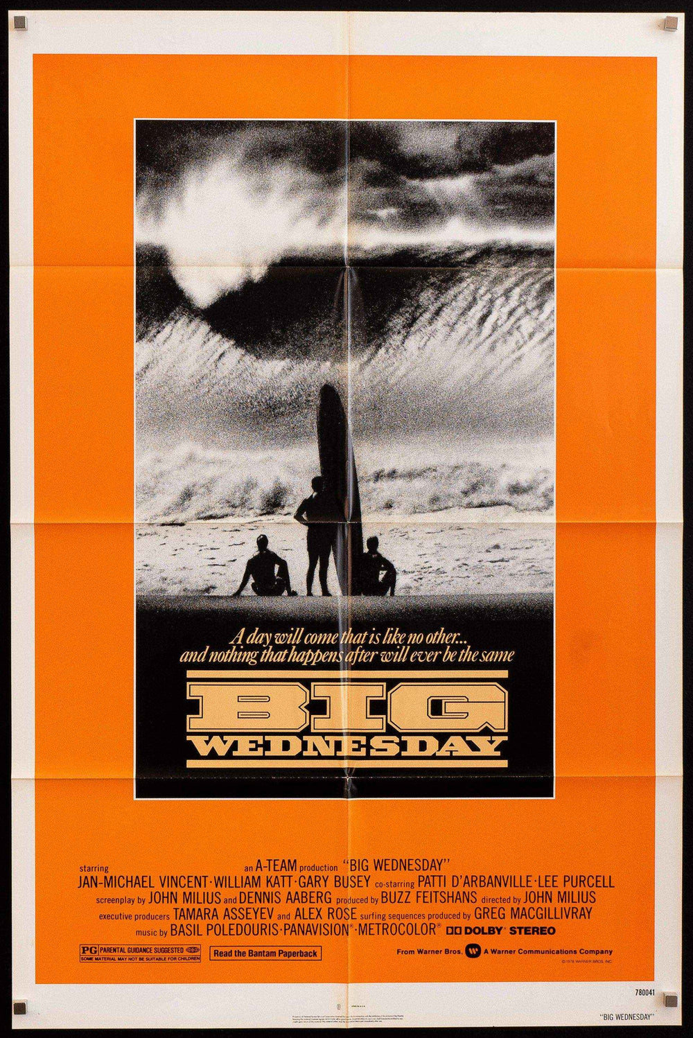 Big Wednesday Original Vintage Movie Poster