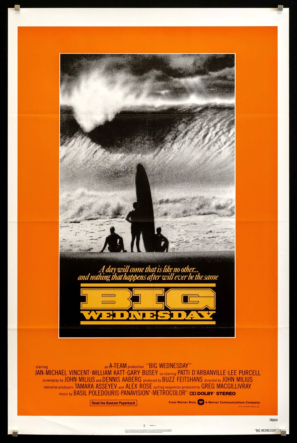 Big Wednesday Original Vintage Movie Poster