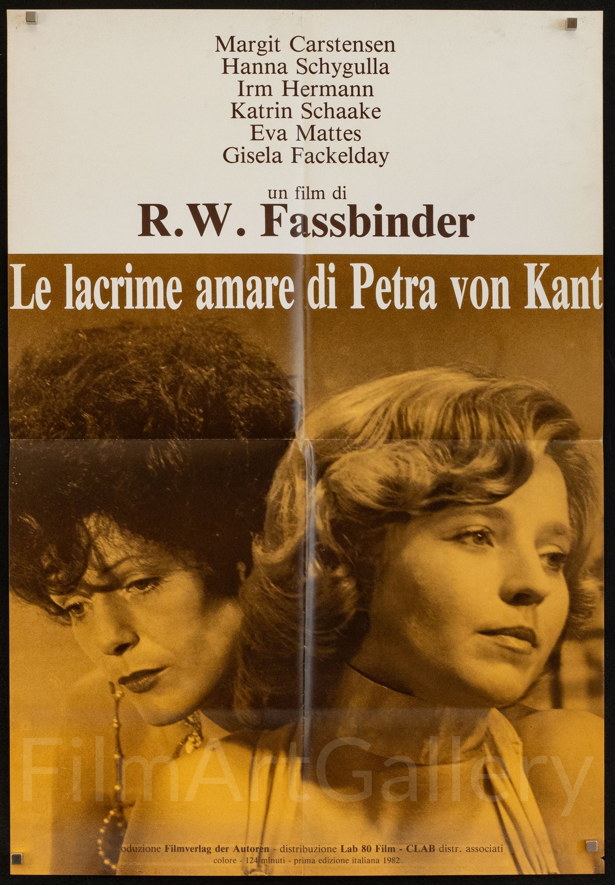 Bitter Tears of Petra von Kant Original Vintage Movie Poster
