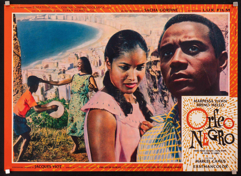 Black Orpheus (Orfeu Negro) Movie Poster 1959 Italian Photobusta