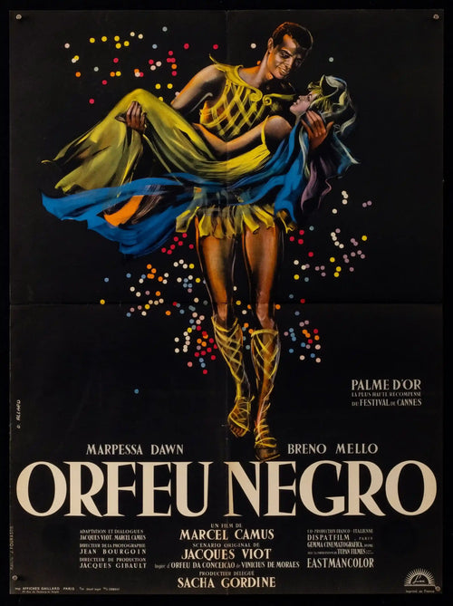 Black Orpheus (Orfeu Negro) Original Vintage Movie Poster