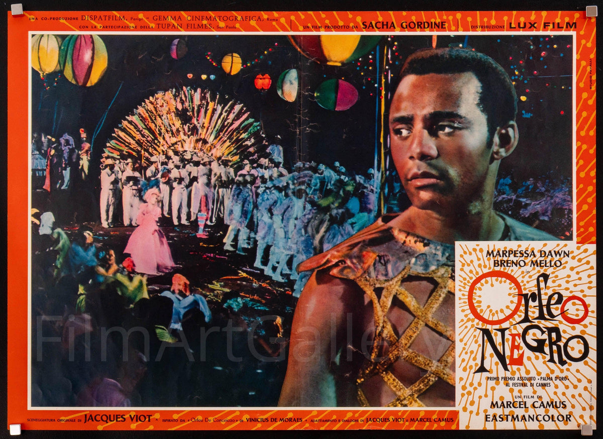 Black Orpheus (Orfeu Negro) Original Vintage Movie Poster
