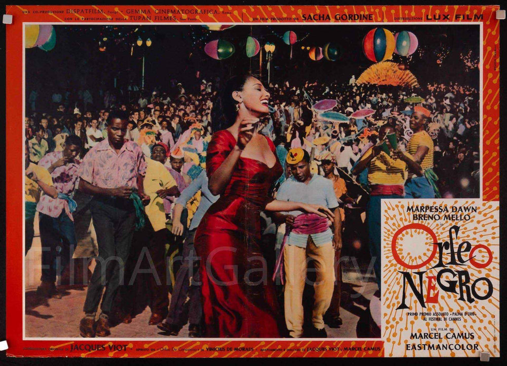 Black Orpheus (Orfeu Negro) Original Vintage Movie Poster