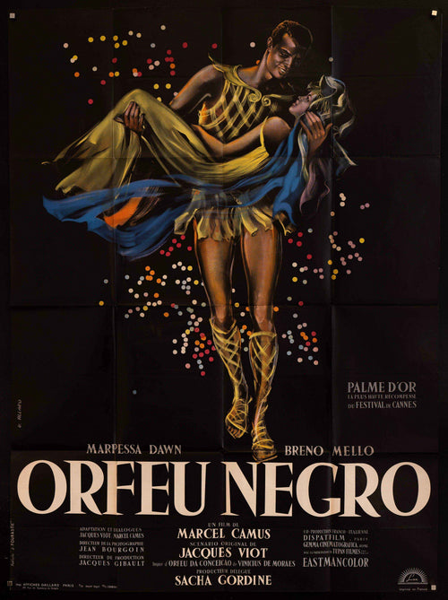 Black Orpheus (Orfeu Negro) Original Vintage Movie Poster