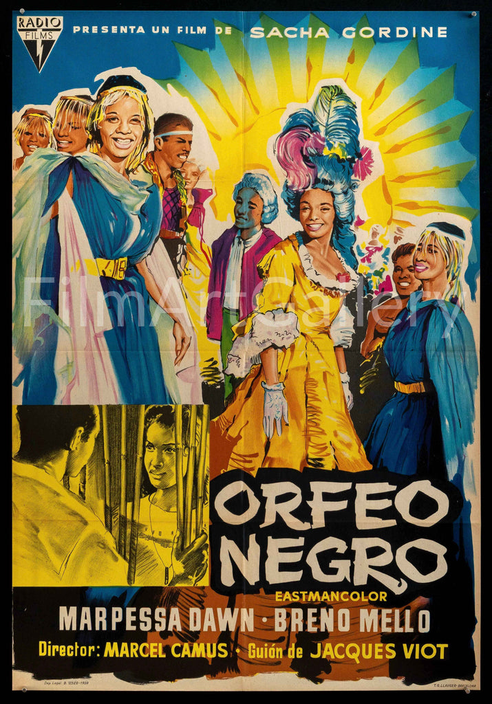 Jules and Jim and Black Orpheus ポスター Black-Orpheus-Orfeu-Negro-