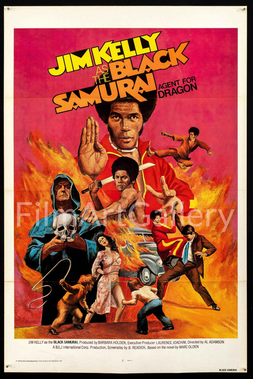Black Samurai Original Vintage Movie Poster