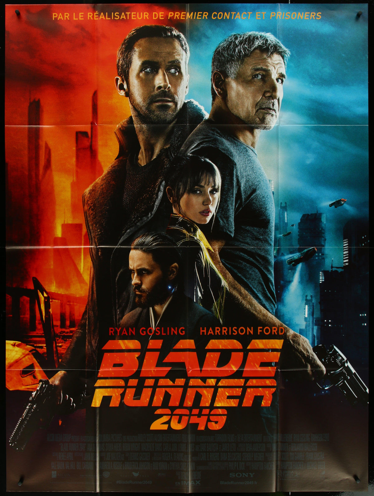 Blade Runner 2049 French 1 Panel (47x63) Original Vintage Movie Poster