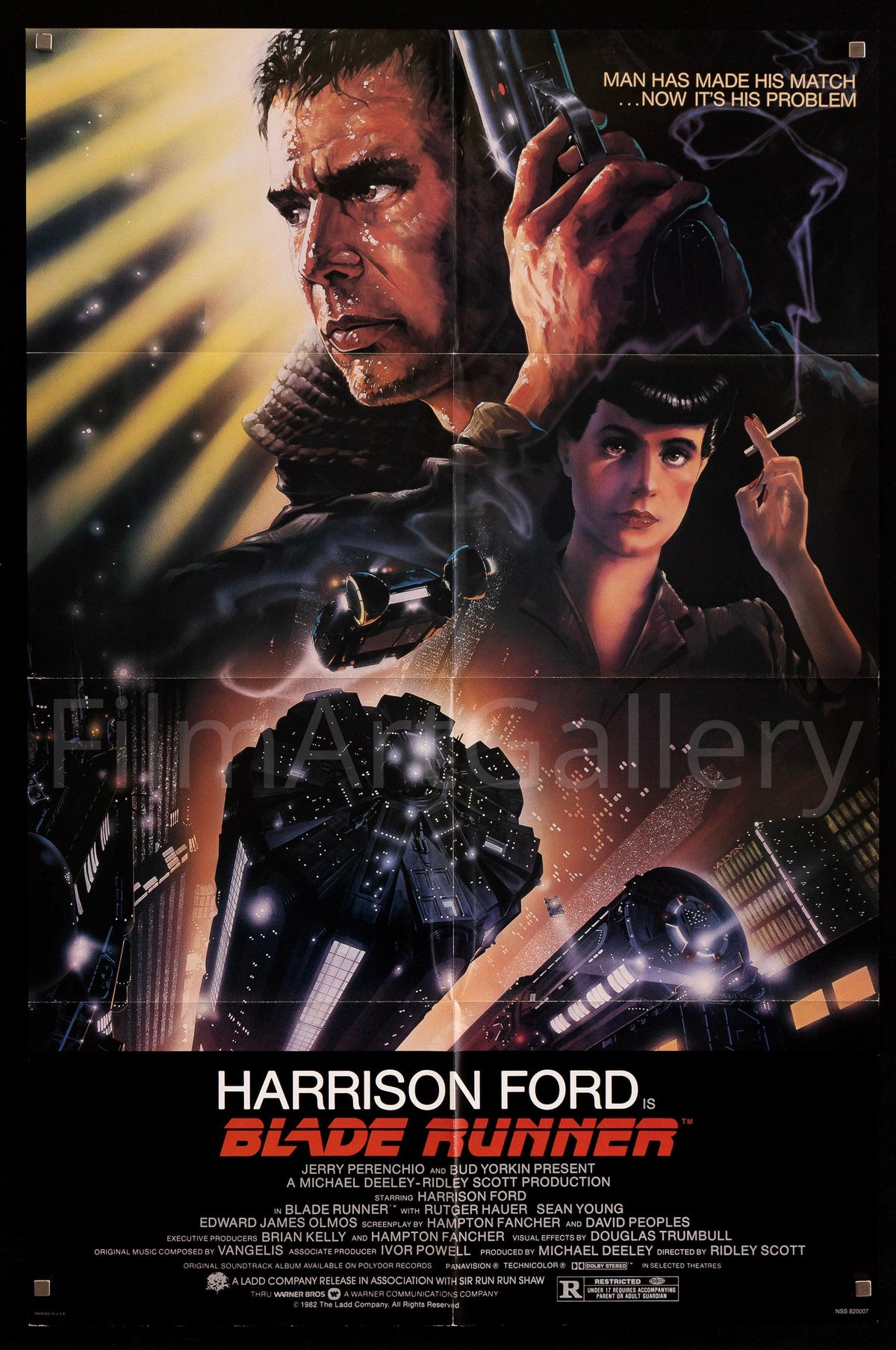 Blade Runner 1 Sheet (27x41) Original Vintage Movie Poster