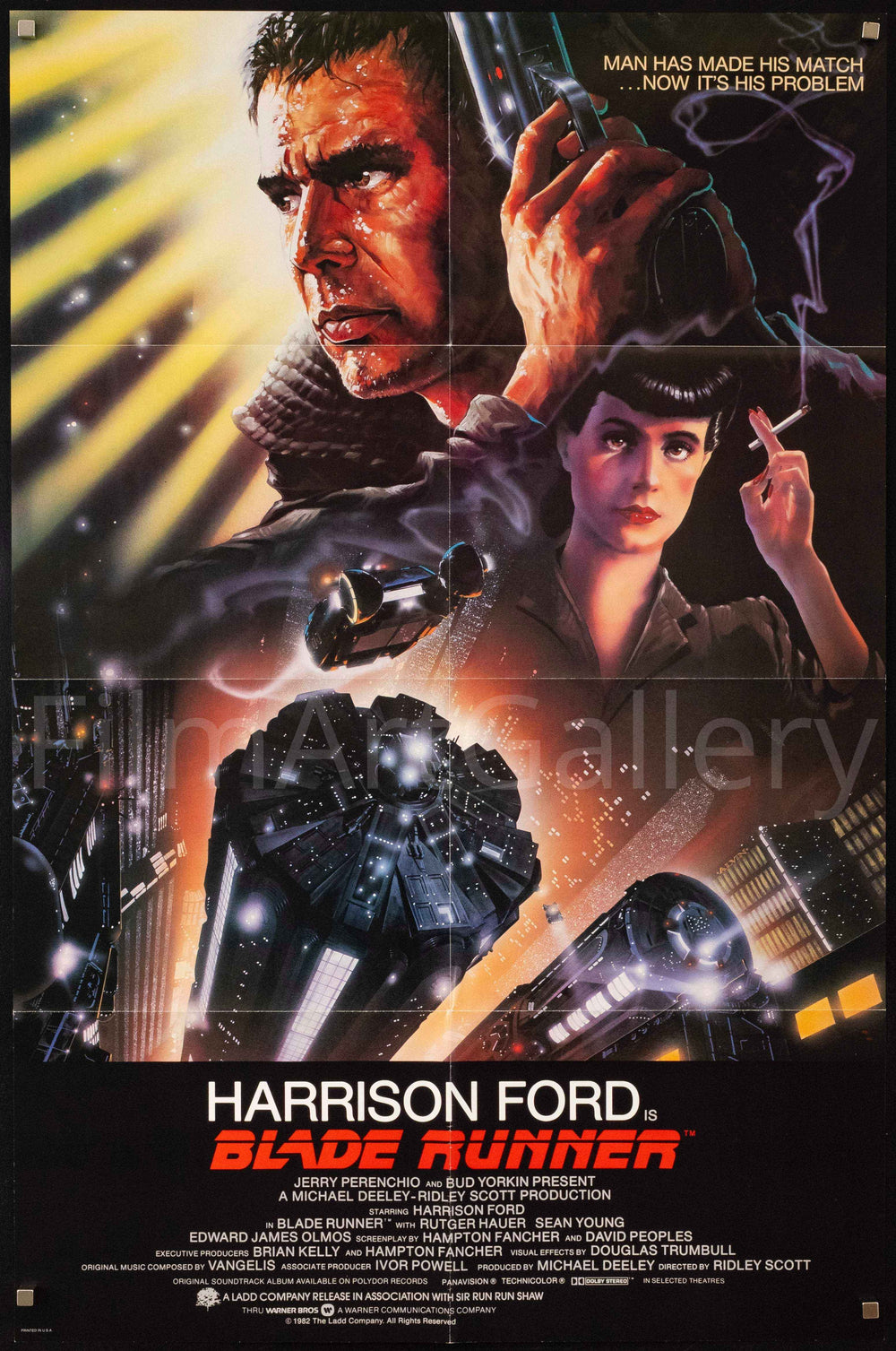 Blade Runner Original Vintage Movie Poster