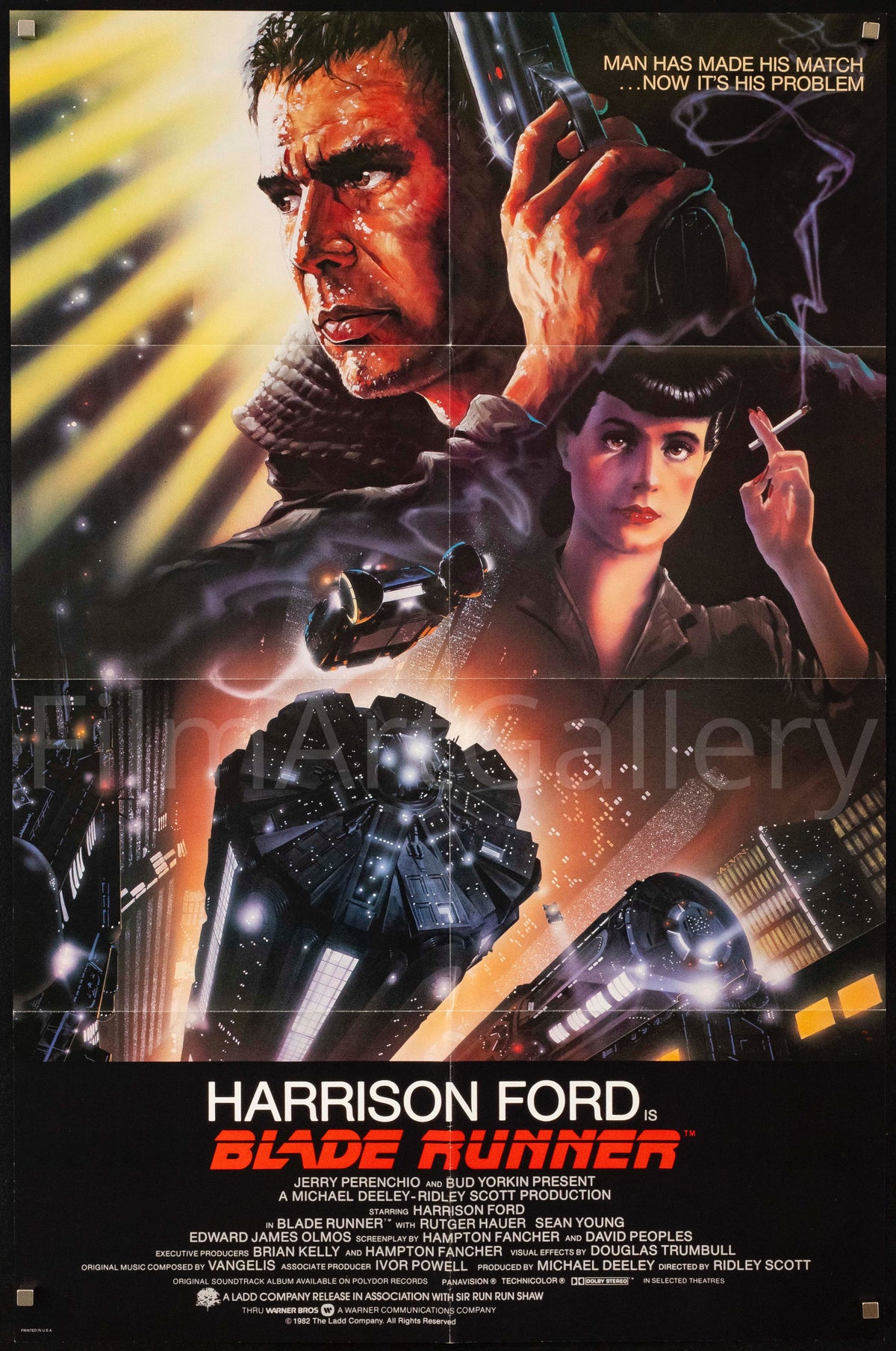 Blade Runner Original Vintage Movie Poster