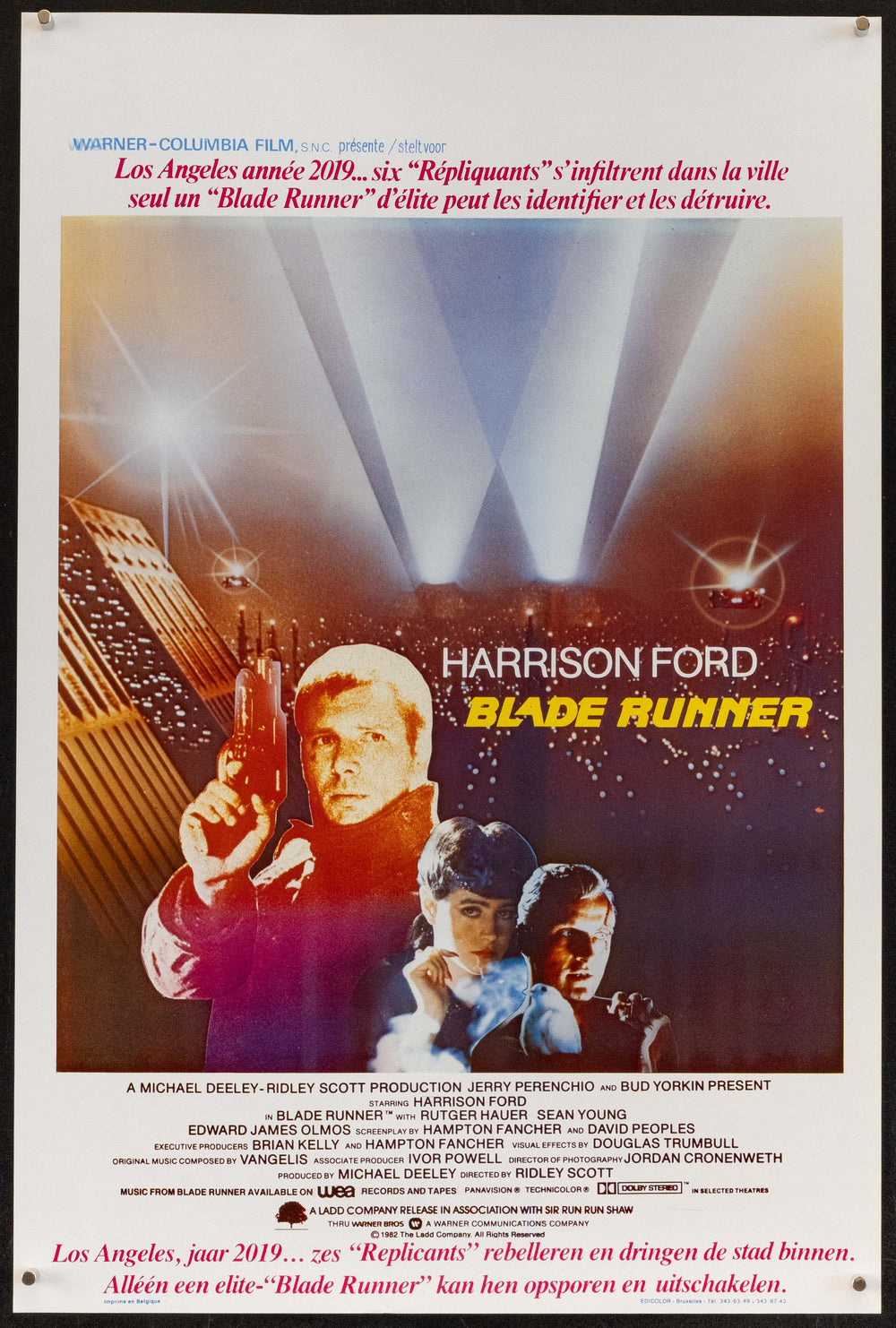 Blade Runner Original Vintage Movie Poster