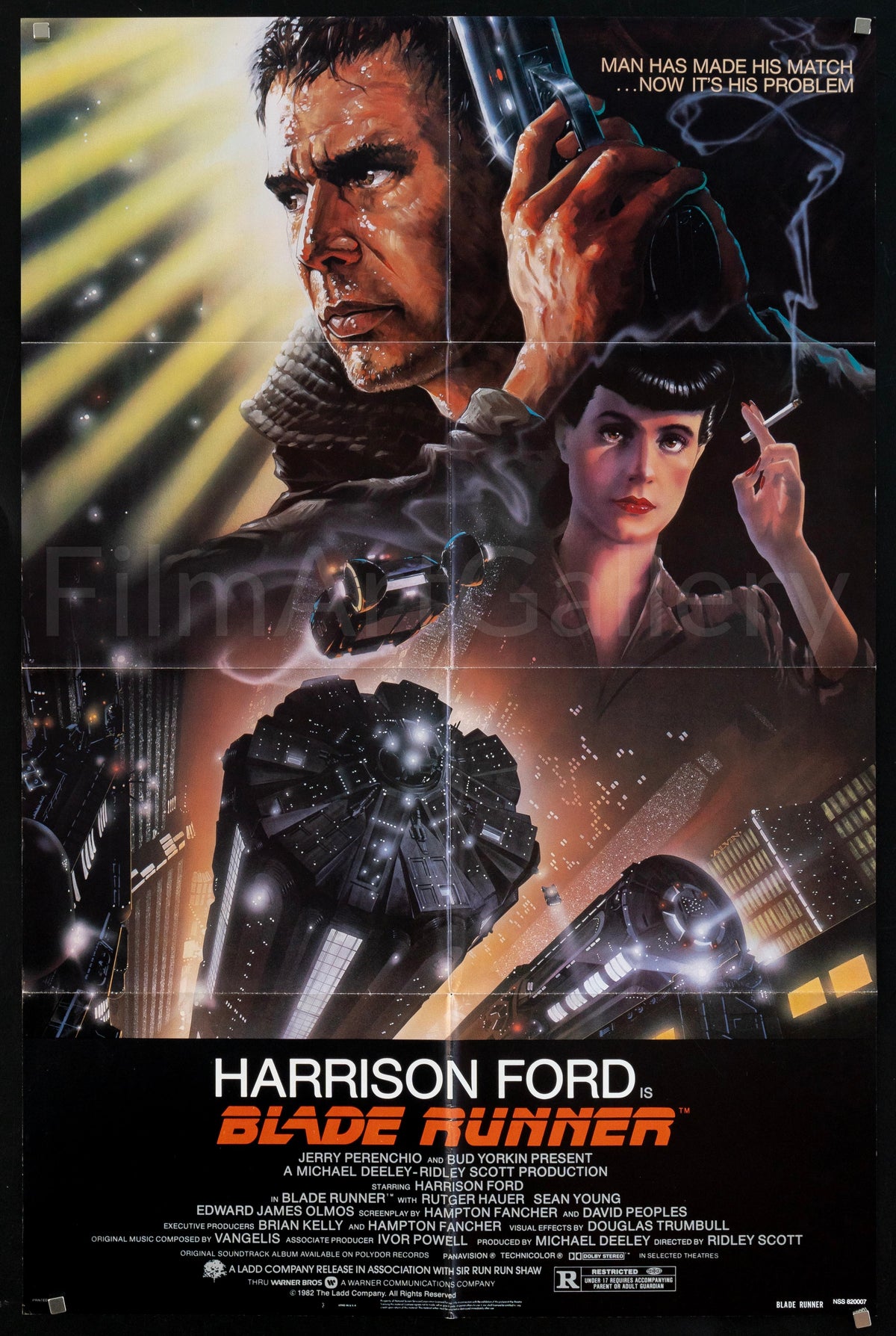 Blade Runner Original Vintage Movie Poster