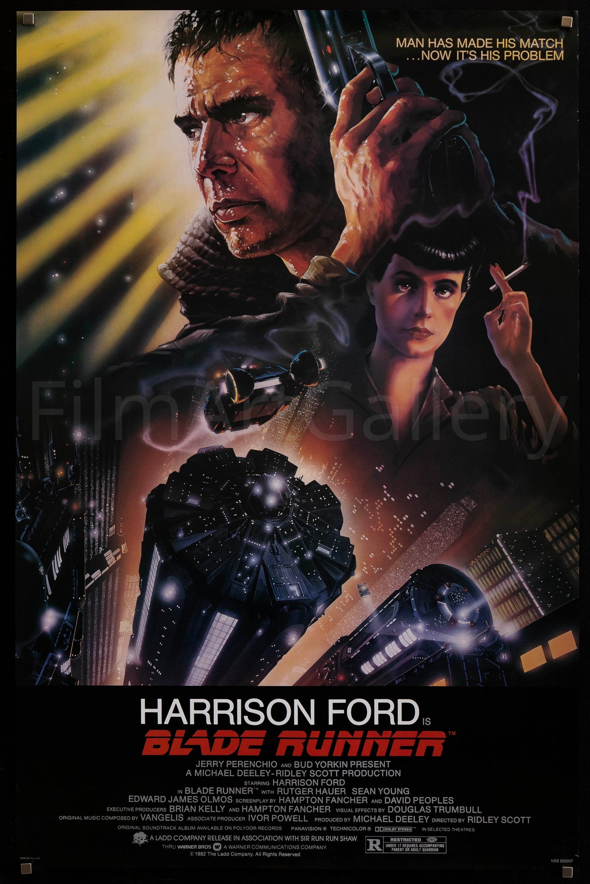 Blade Runner Original Vintage Movie Poster