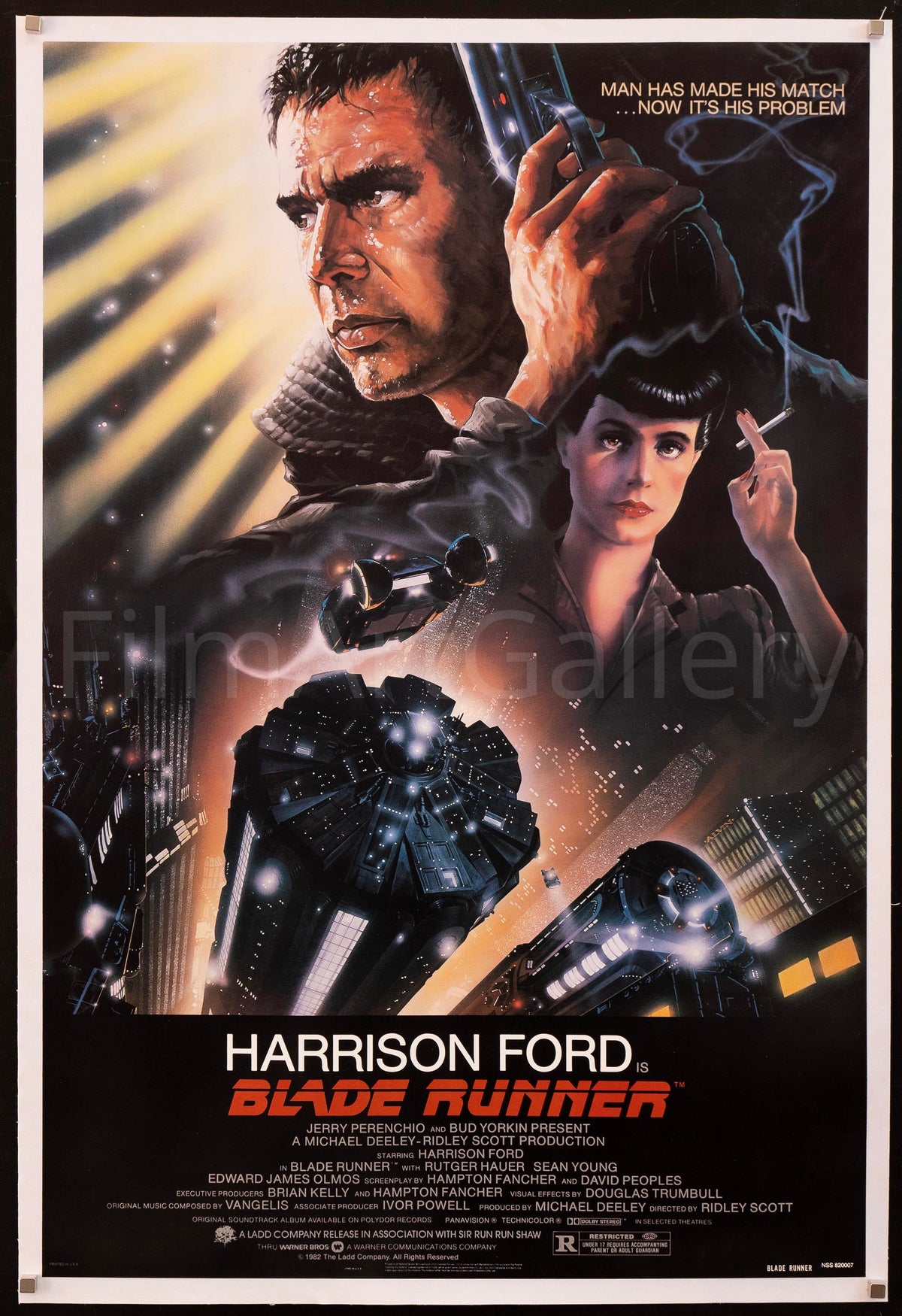 Blade Runner Original Vintage Movie Poster