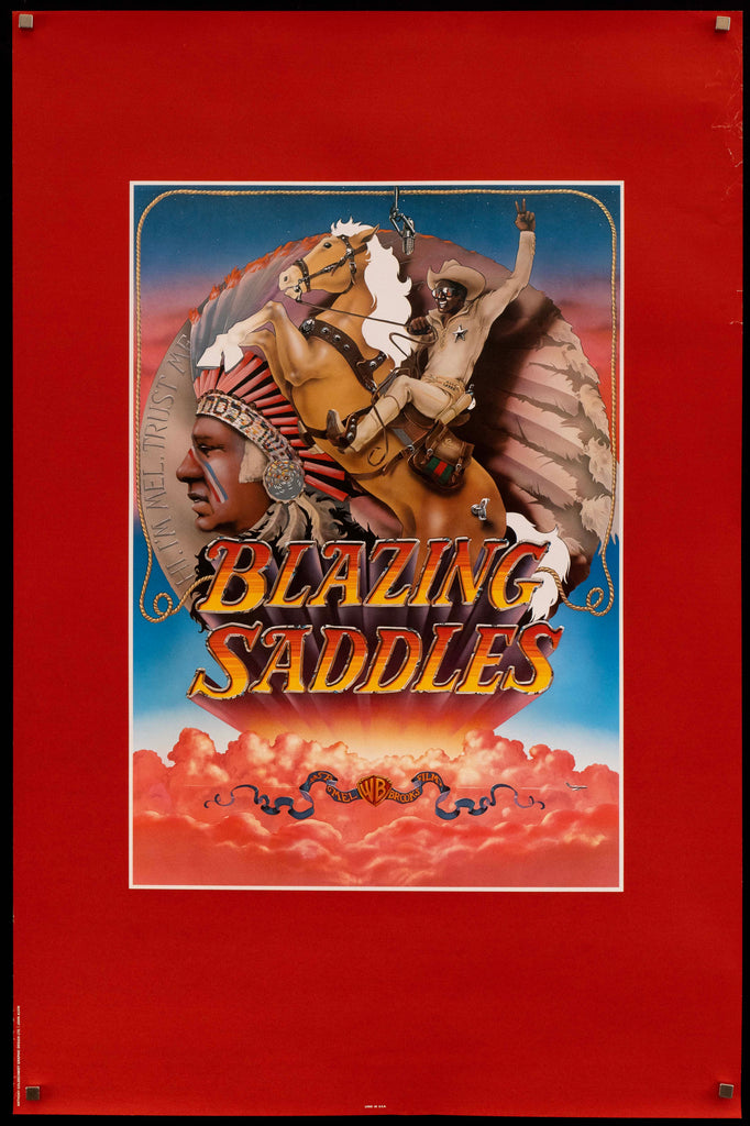 Blazing Saddles Original Vintage Movie Poster
