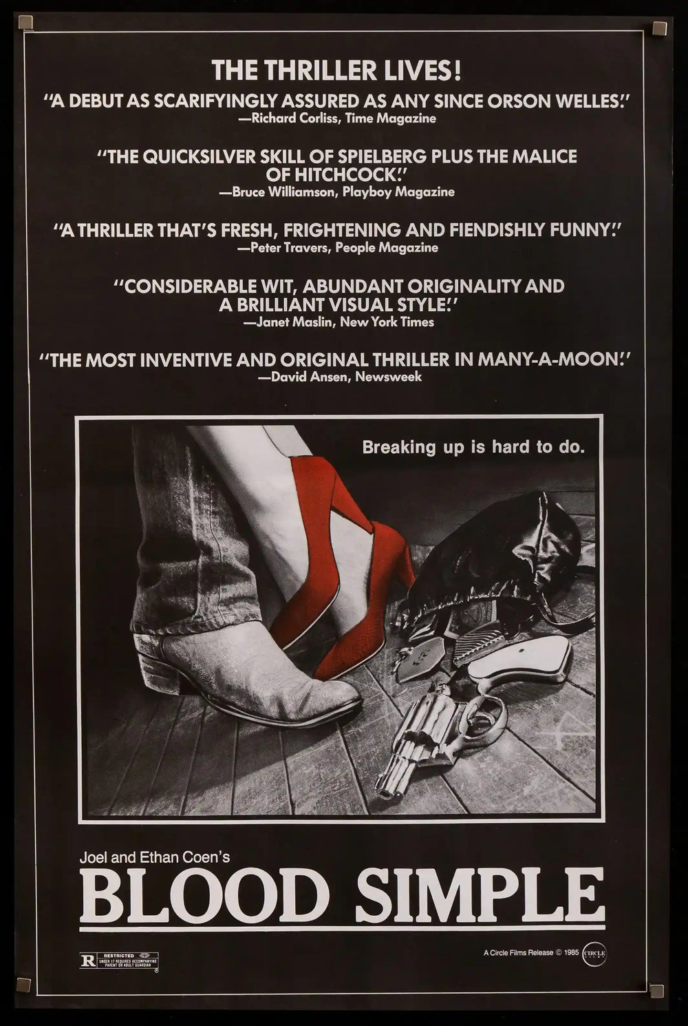Blood Simple Original Vintage Movie Poster