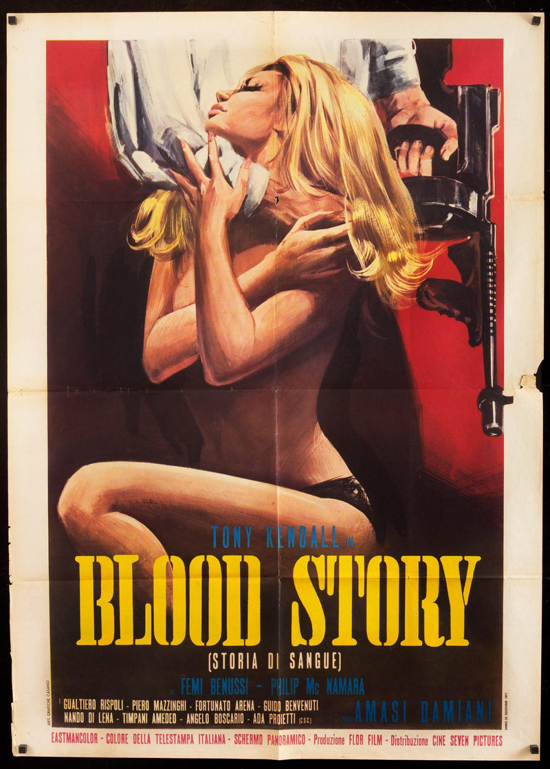 Blood Story Italian 2 foglio (39x55) Original Vintage Movie Poster