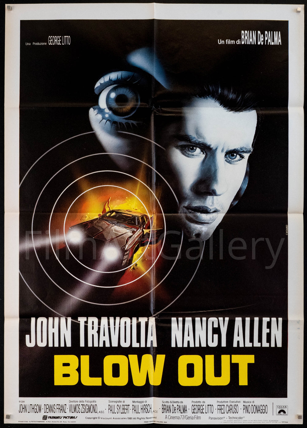 Blow Out Original Vintage Movie Poster