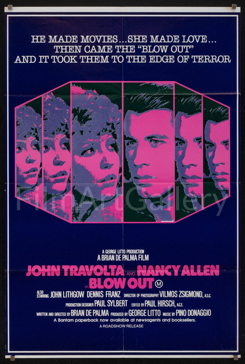 Blow Out Original Vintage Movie Poster