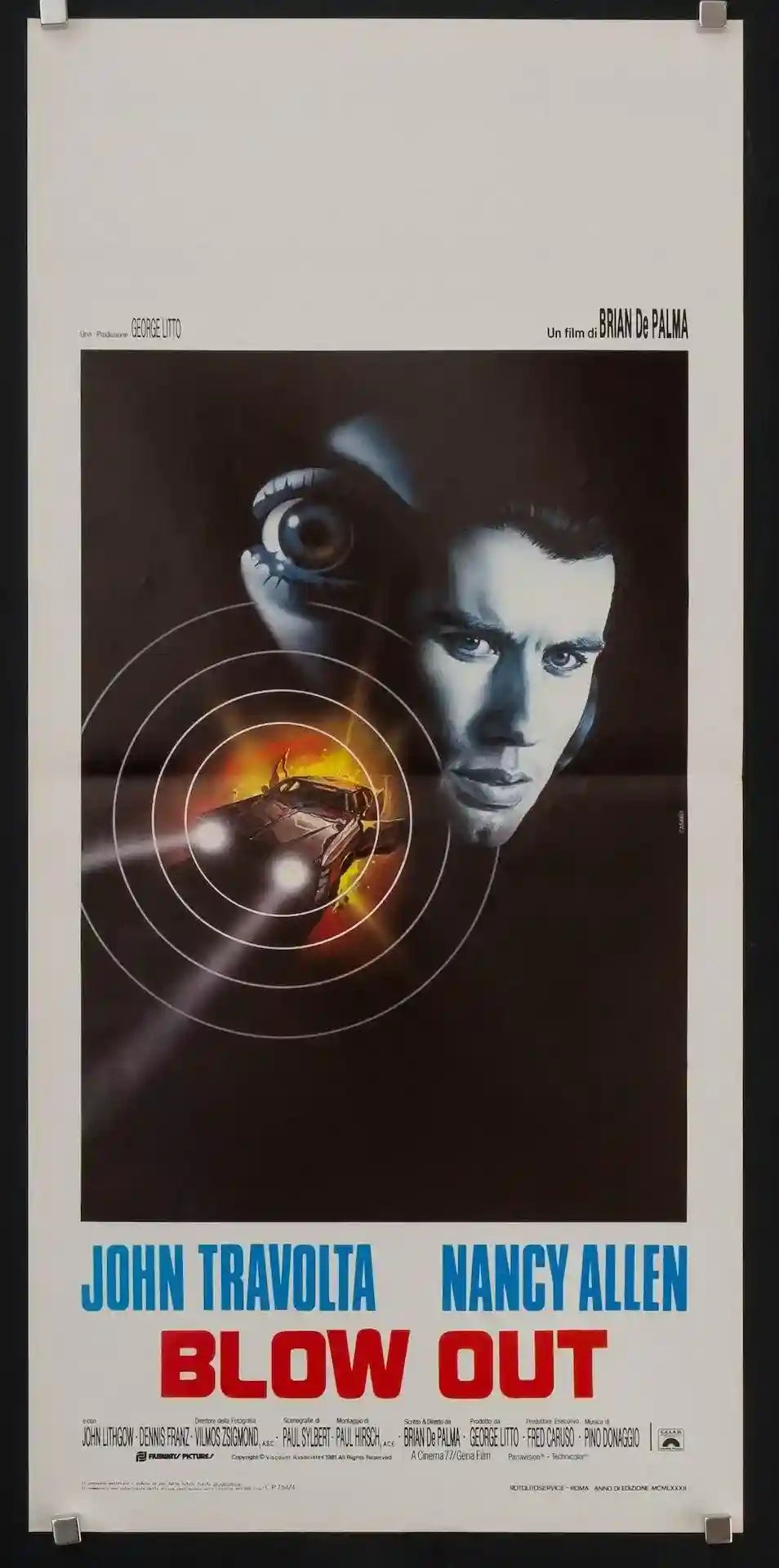 Blow Out Original Vintage Movie Poster