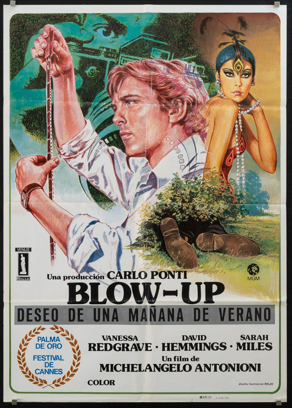 Blow Up Movie Poster 1984 Ri 1 Sheet 27x41 Film Art Gallery