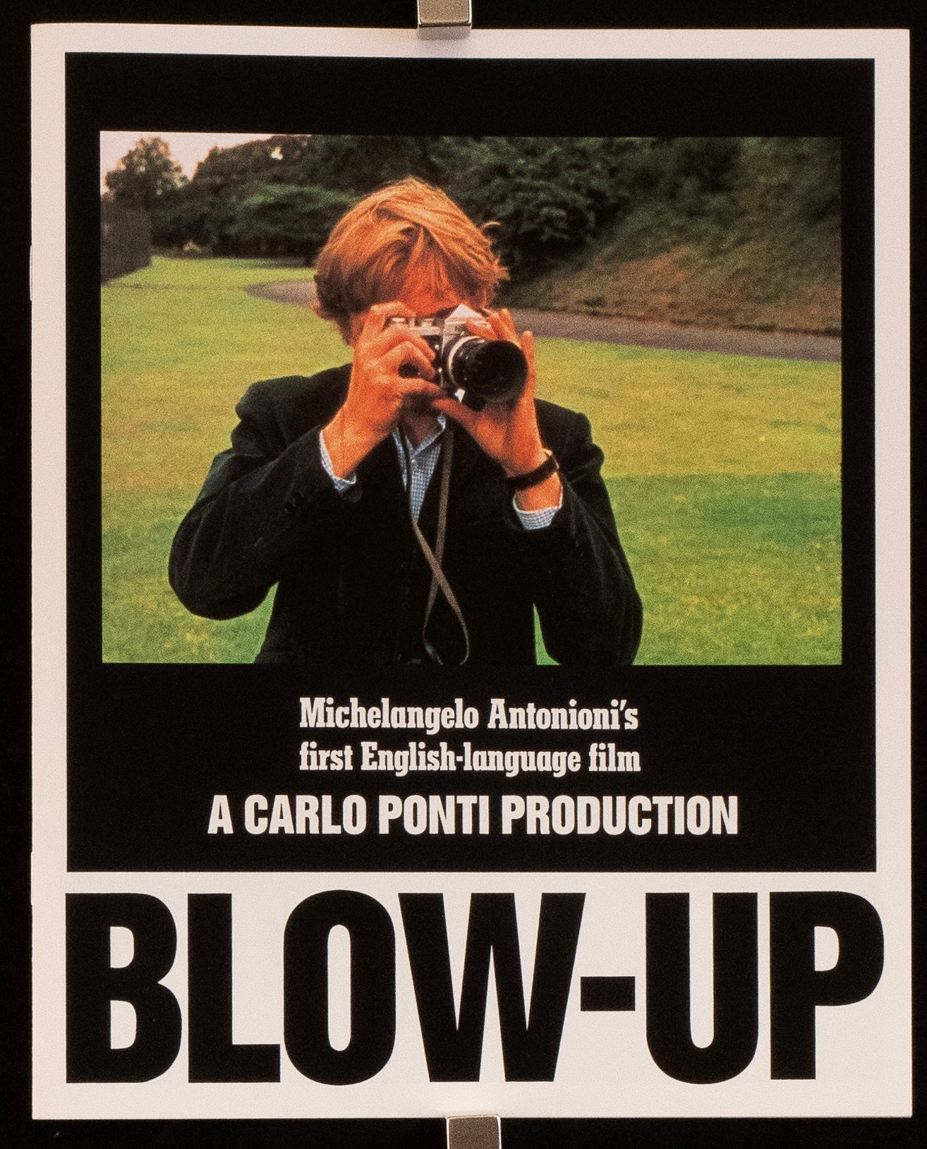 Blow Up Presskit Original Vintage Movie Poster