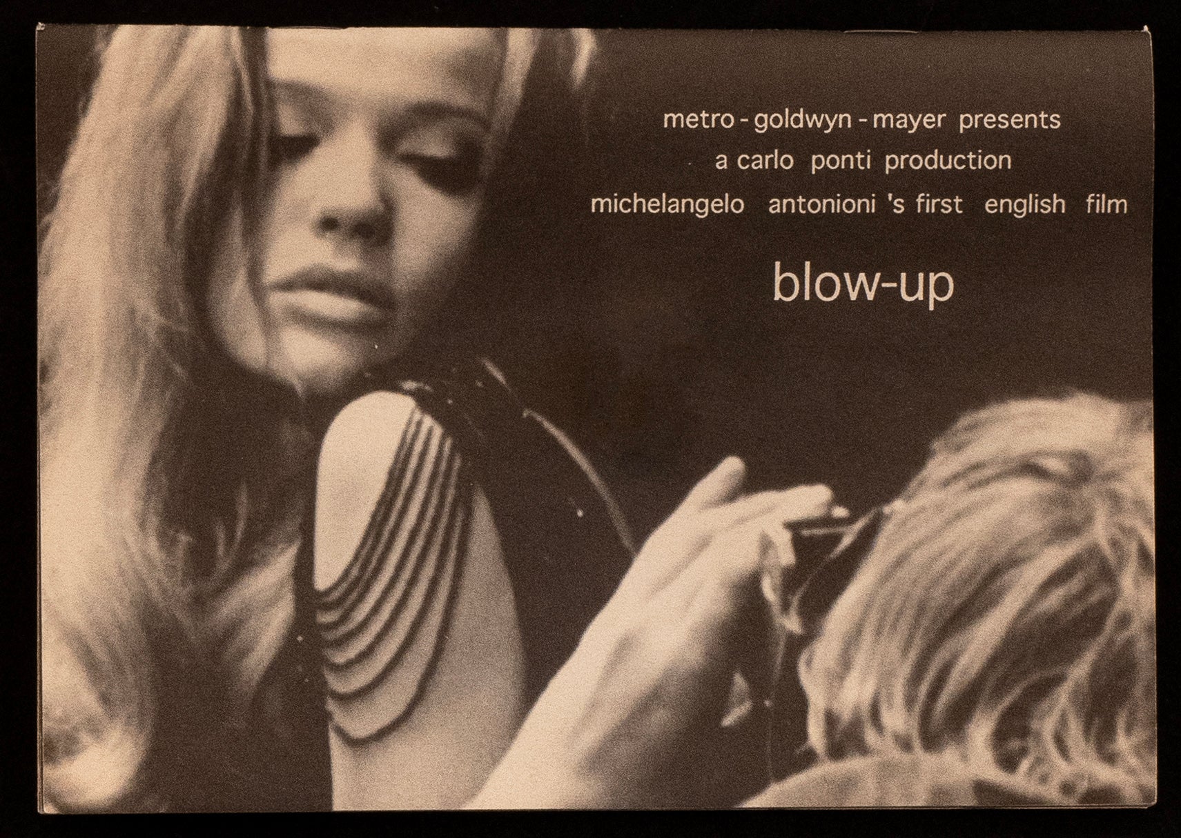 Blow Up Presskit Original Vintage Movie Poster