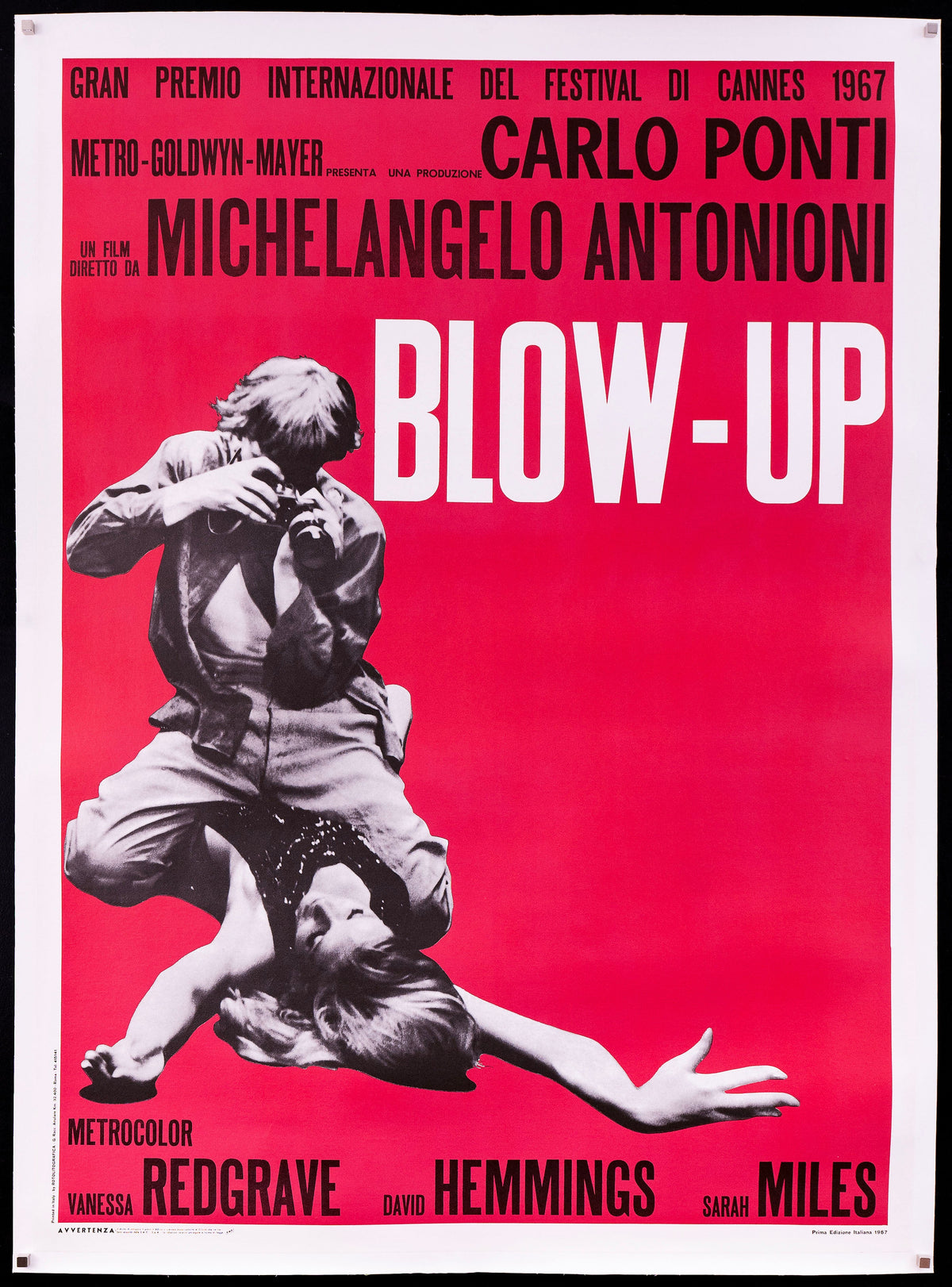 Blow Up Original Vintage Movie Poster