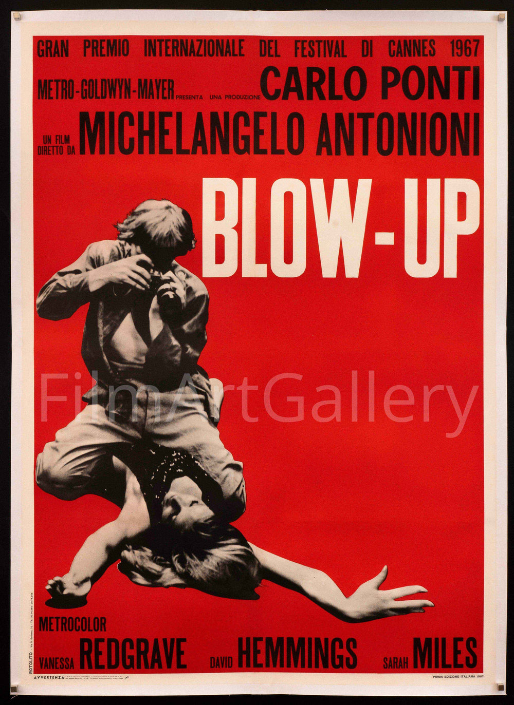 Blow Up Original Vintage Movie Poster