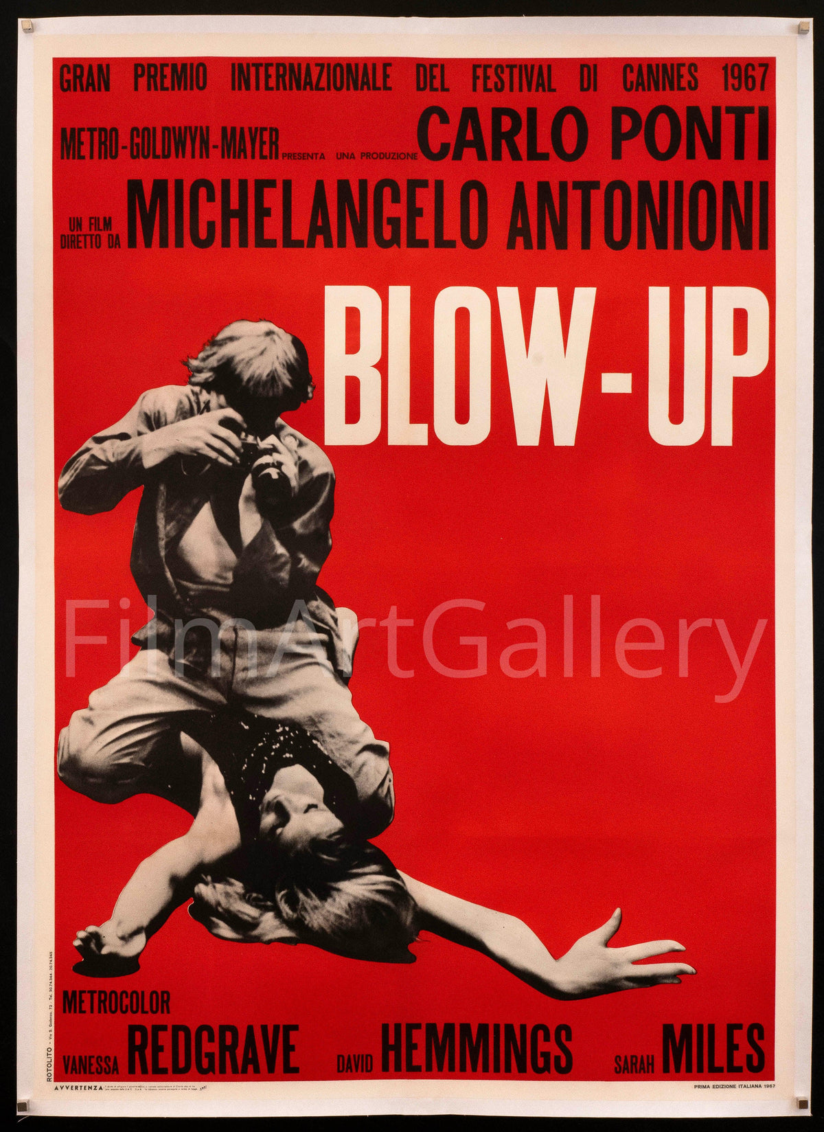 Blow Up Original Vintage Movie Poster