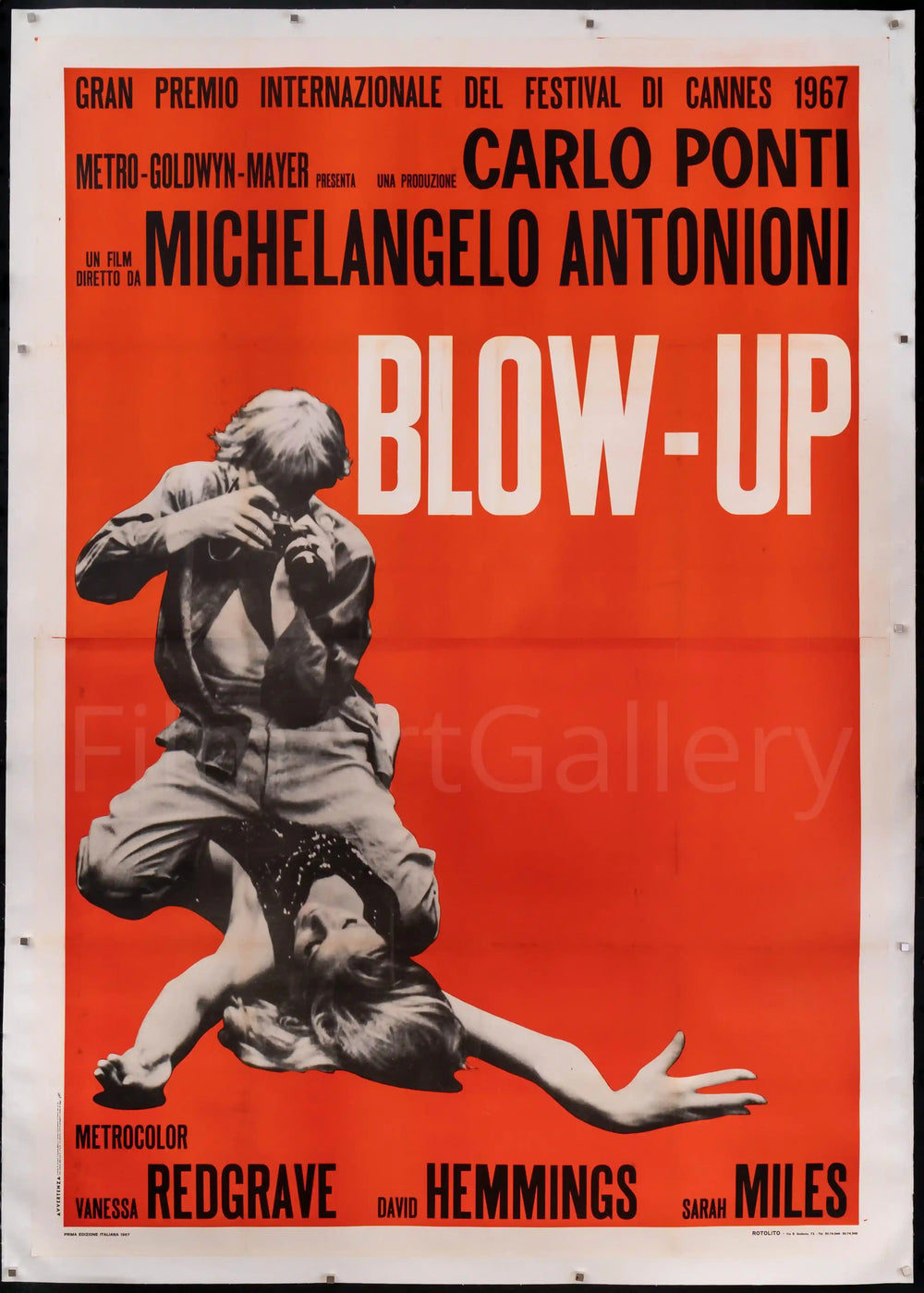 Blow Up Original Vintage Movie Poster