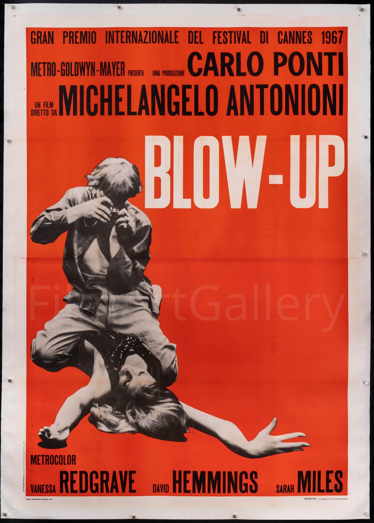 Blow Up Original Vintage Movie Poster