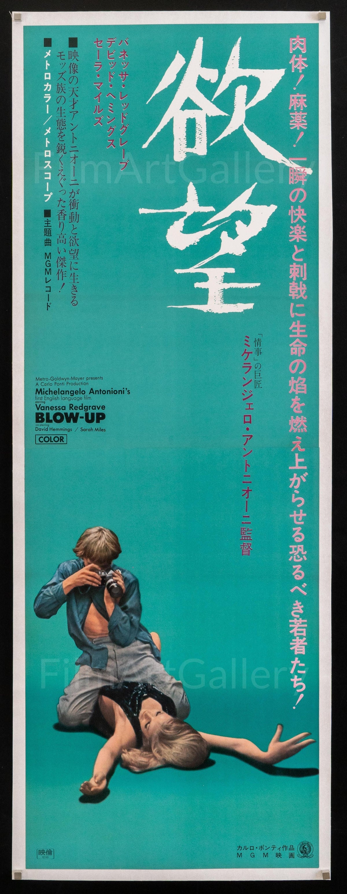Blow Up Original Vintage Movie Poster