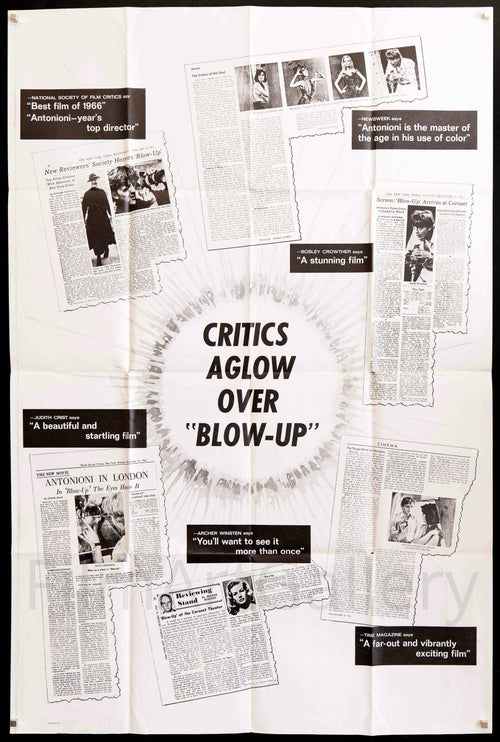 Blow Up Original Vintage Movie Poster