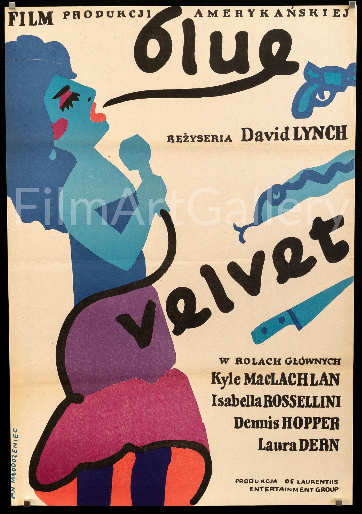 Blue Velvet Original Vintage Movie Poster