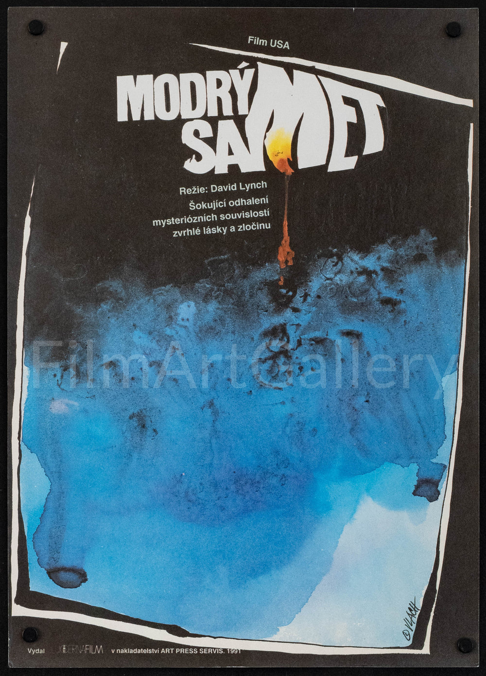 Blue Velvet Original Vintage Movie Poster