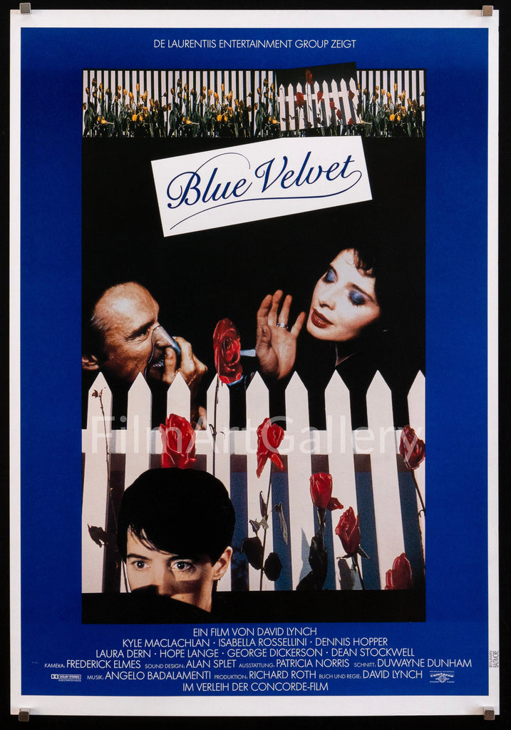 Blue Velvet Original Vintage Movie Poster