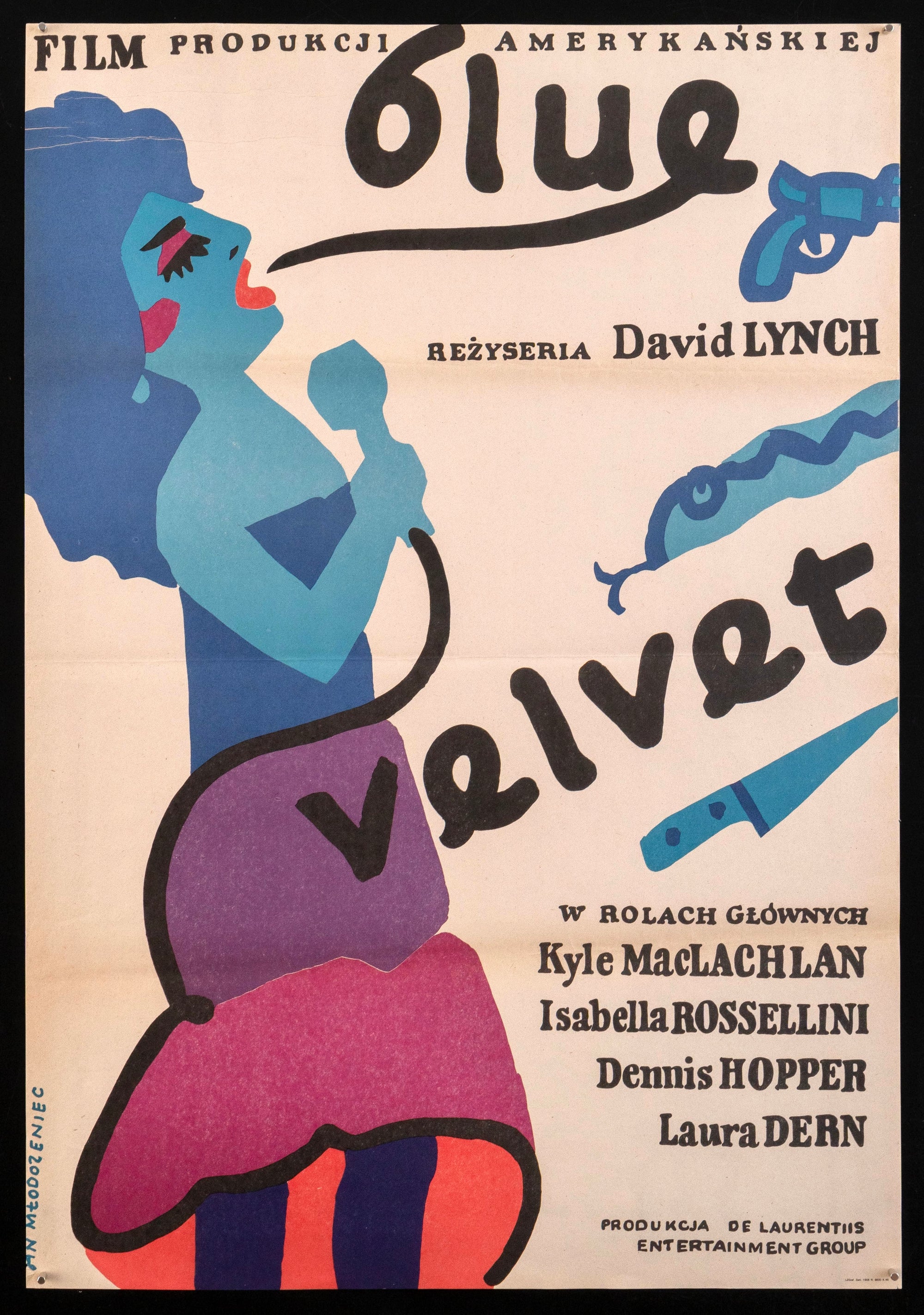 Blue Velvet Original Vintage Movie Poster