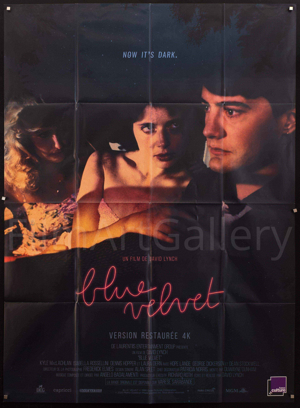 Blue Velvet Original Vintage Movie Poster