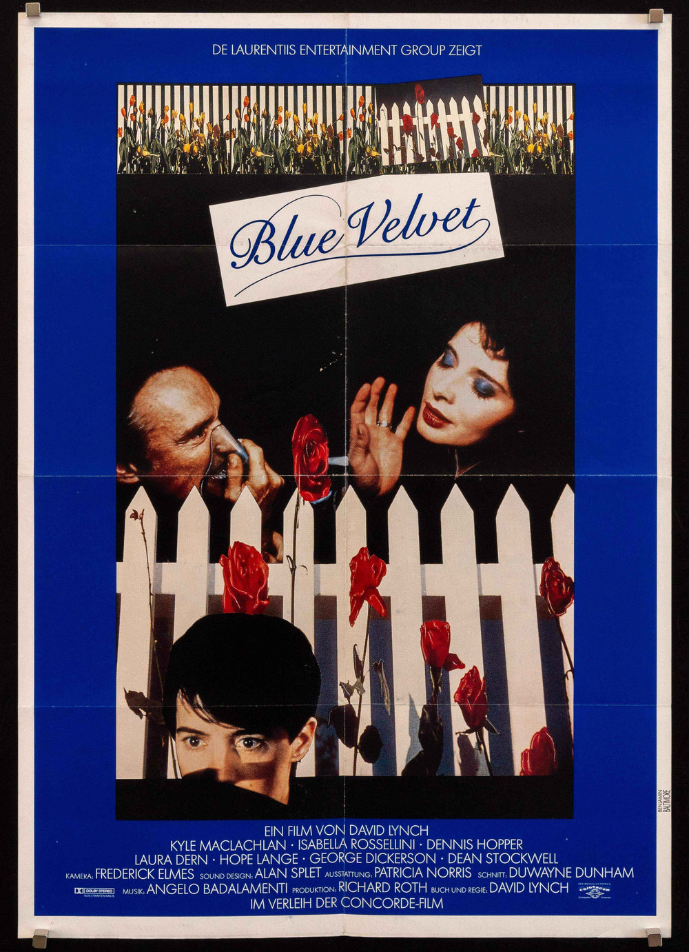 Blue Velvet Original Vintage Movie Poster