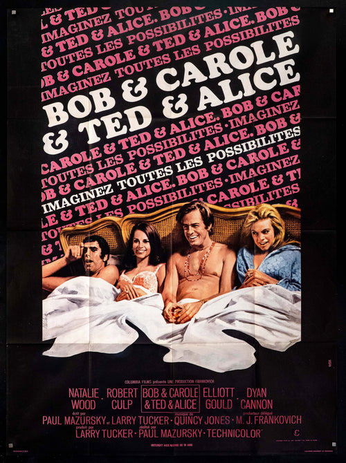 Bob & Carol & Ted & Alice Original Vintage Movie Poster