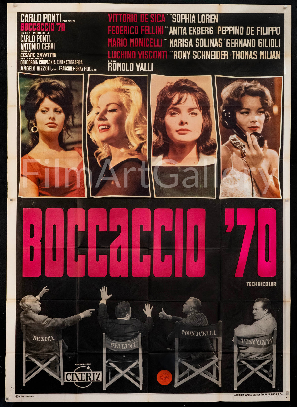 Boccaccio 70 Original Vintage Movie Poster