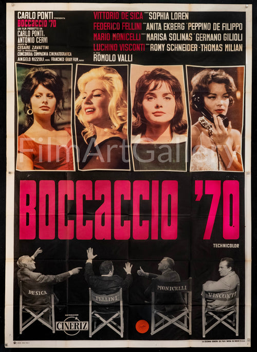 Boccaccio 70 Original Vintage Movie Poster