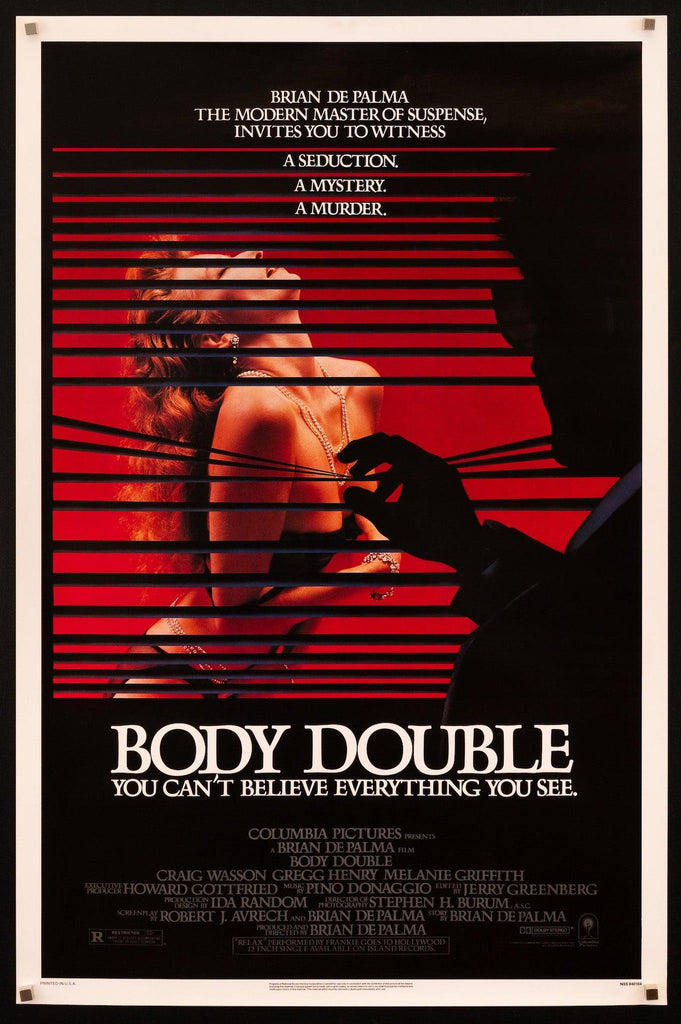 Body Double 1 Sheet (27x41) Original Vintage Movie Poster