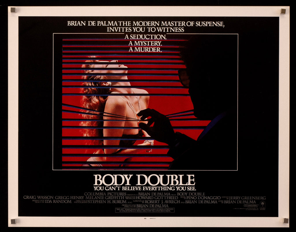 Body Double Original Vintage Movie Poster