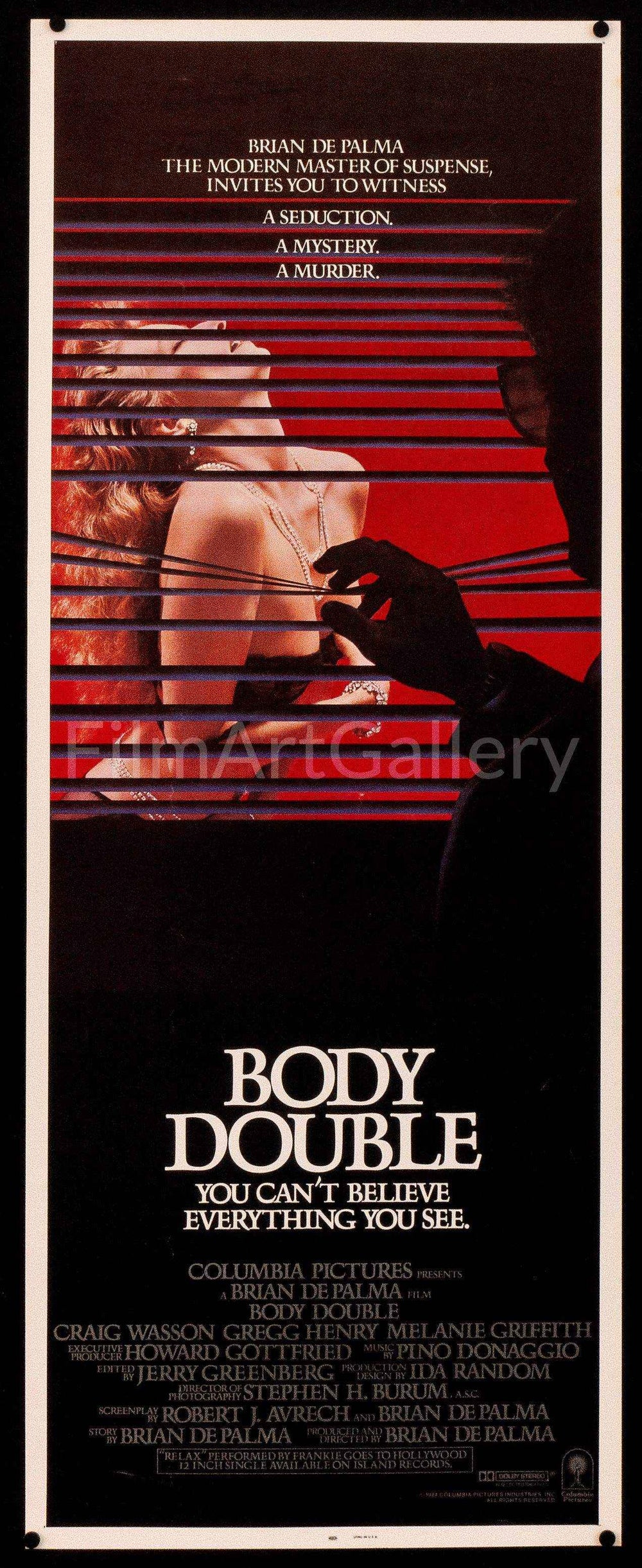 Body Double Original Vintage Movie Poster