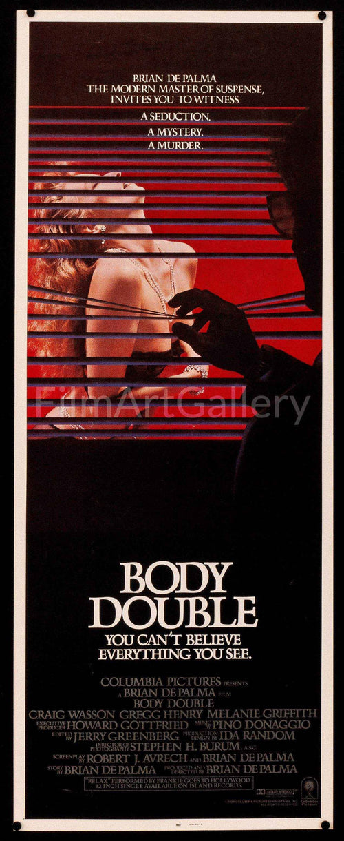 Body Double Original Vintage Movie Poster