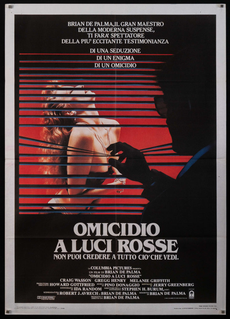 Body Double Original Vintage Movie Poster