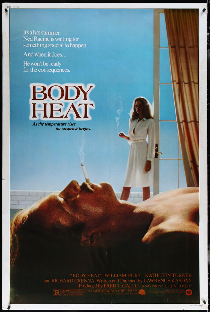 Body Heat 40x60 Original Vintage Movie Poster